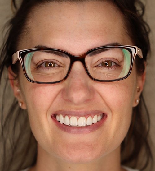 Portrait of happy patient at Landmark Dental Studio